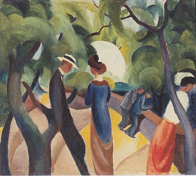 Promenade, August Macke